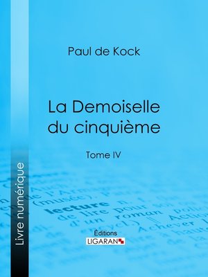 cover image of La Demoiselle du cinquième